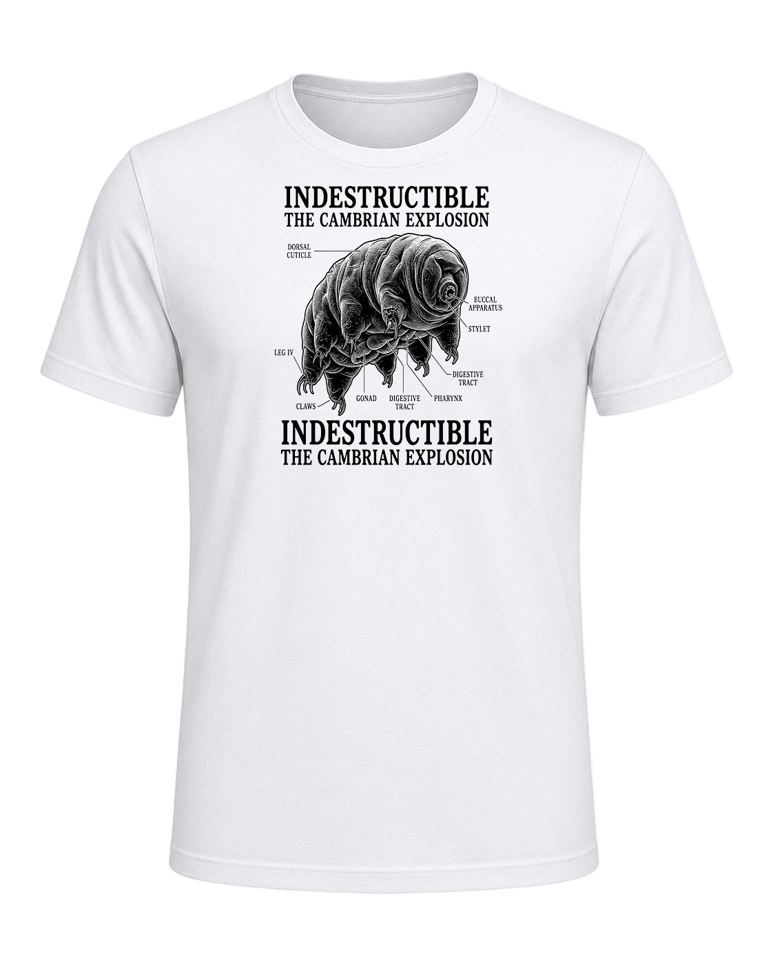 Tardigrade Science Nerd — White