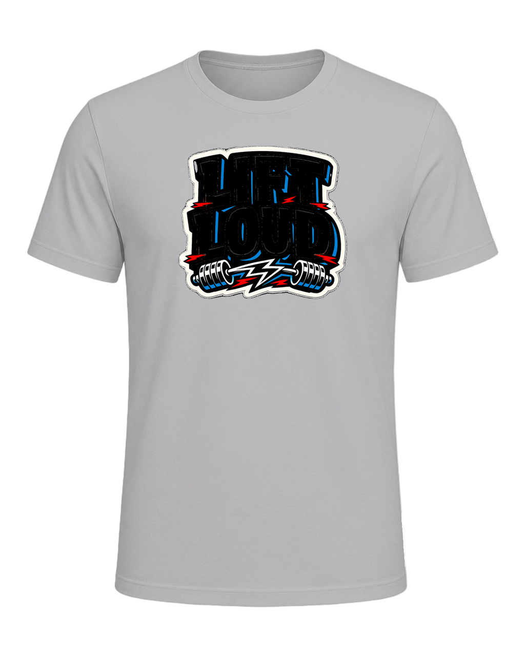 Lift Loud Tee — Athletic Heather