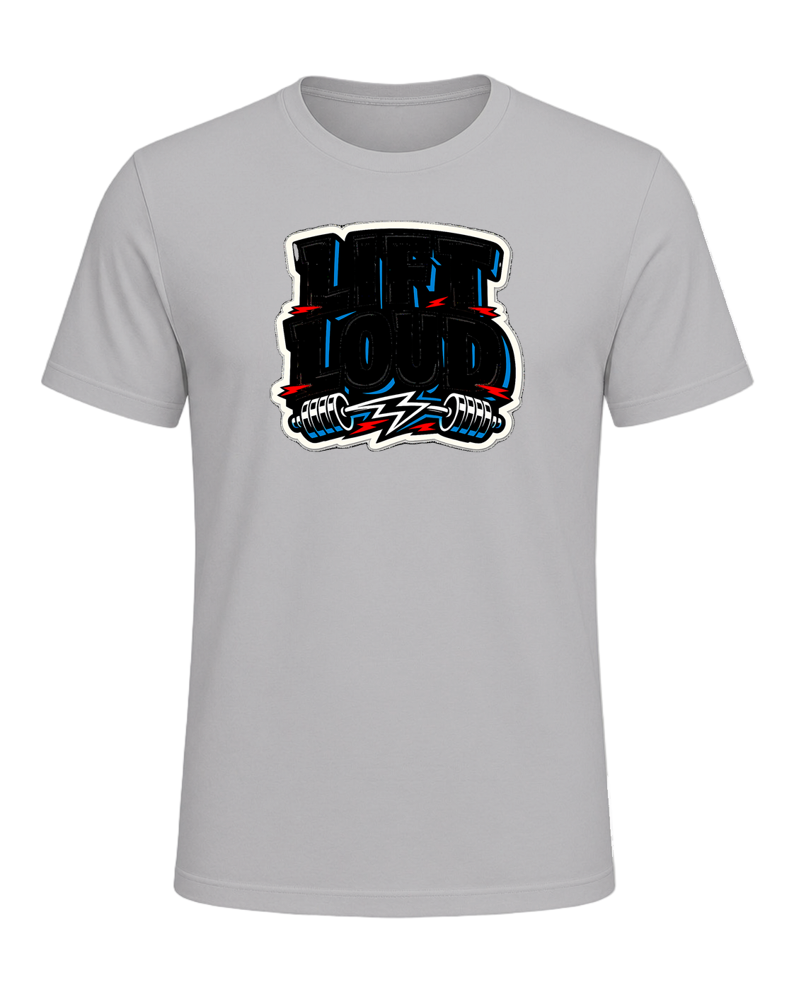 Lift Loud Tee — Athletic Heather
