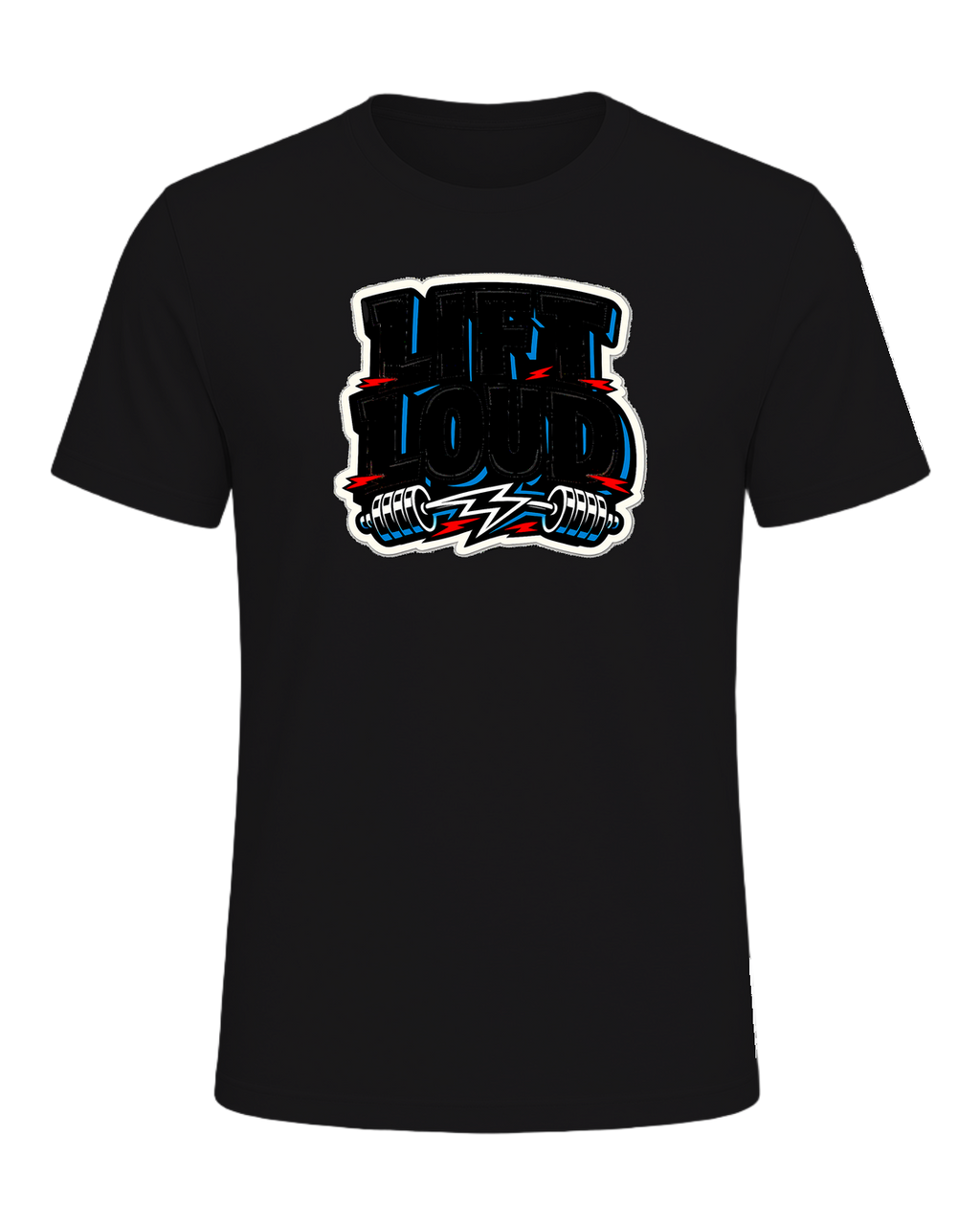 Lift Loud Tee — Dark Grey Heather