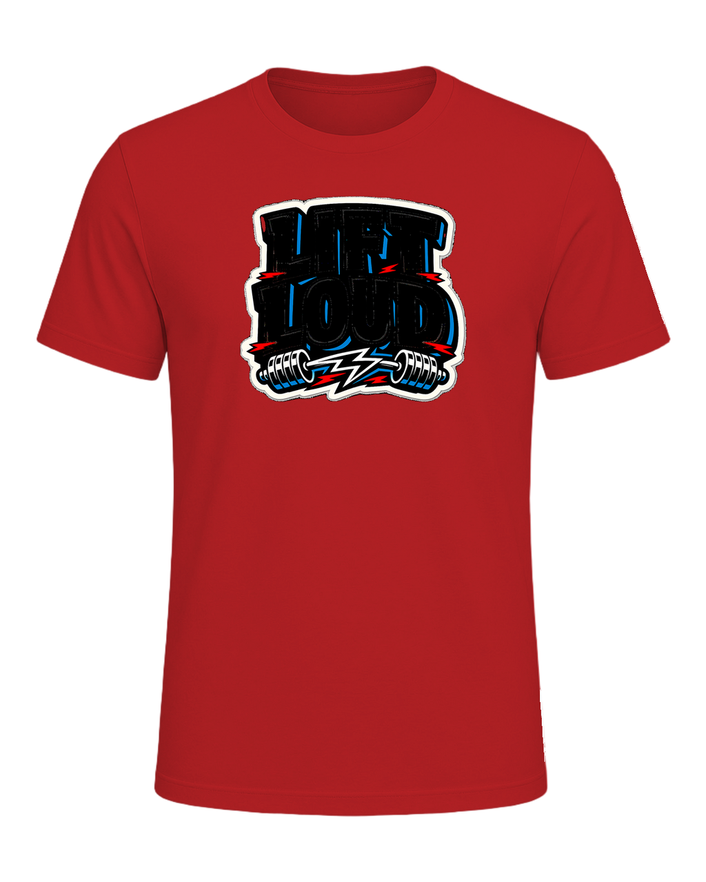 Lift Loud Tee — Red