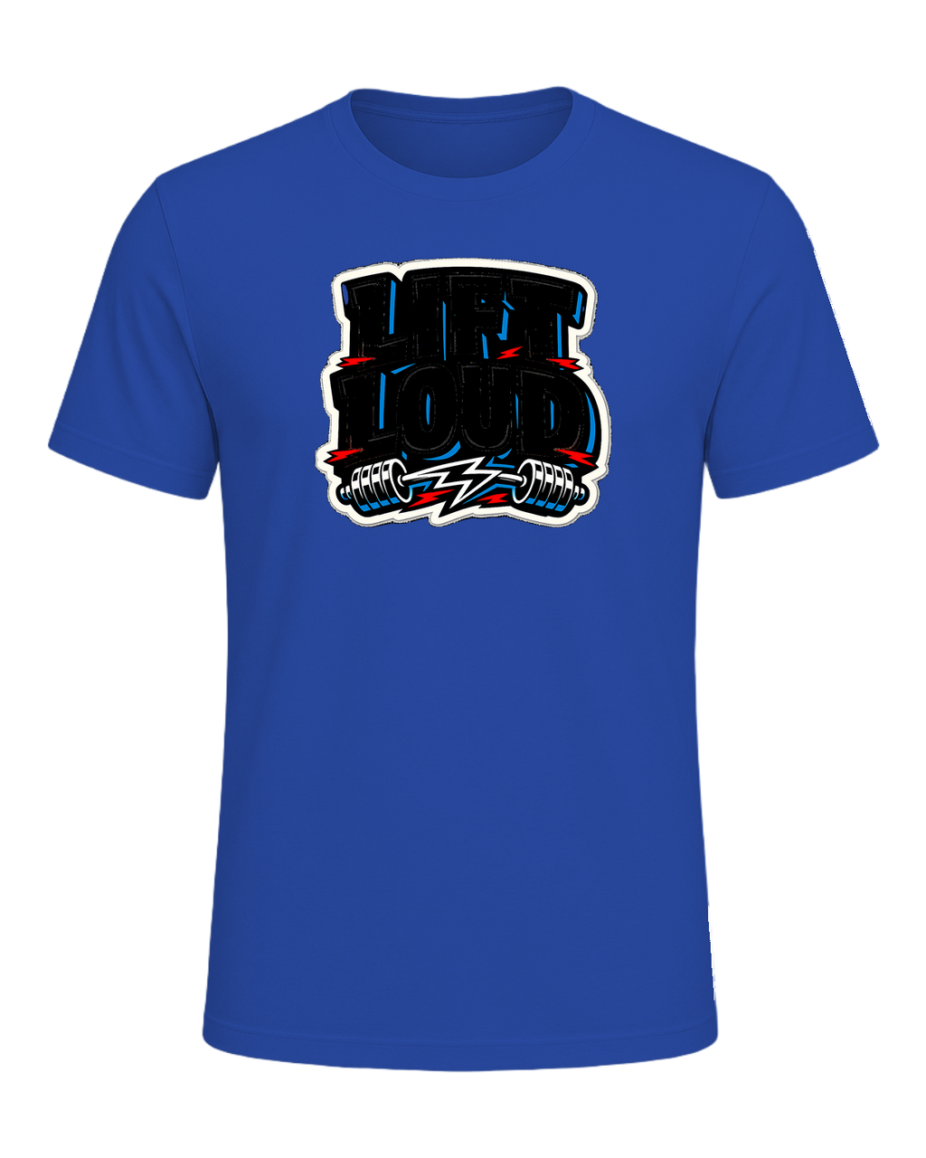 Lift Loud Tee — True Royal