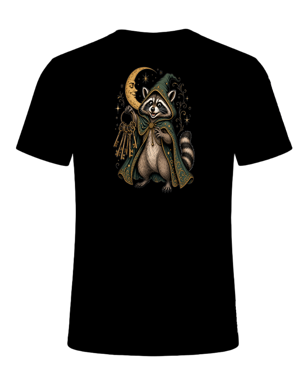 Raccoon Wizard Energy — Black
