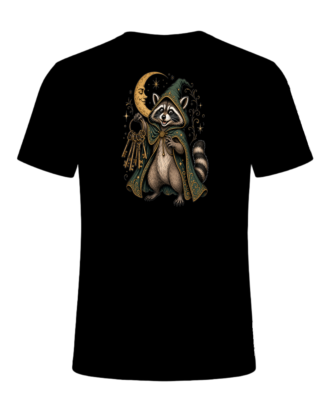Raccoon Wizard Energy — Black