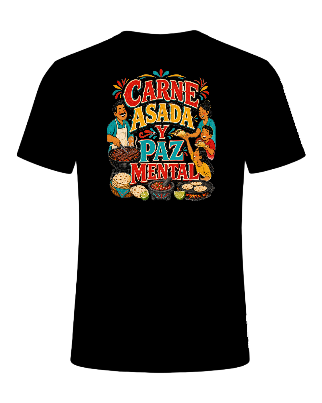 CARNE ASADA Y PAZ MENTAL — Black