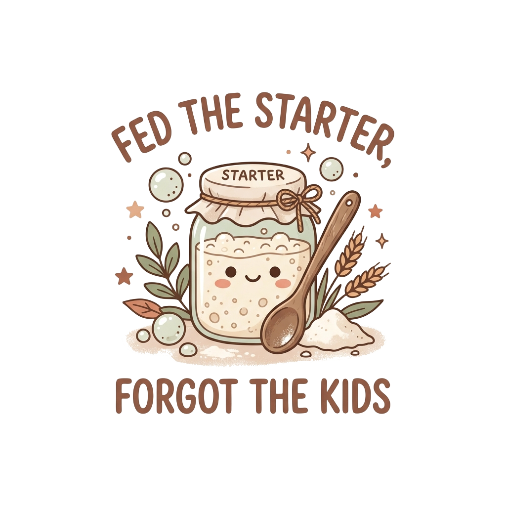 FED THE STARTER, FORGOT THE KIDS