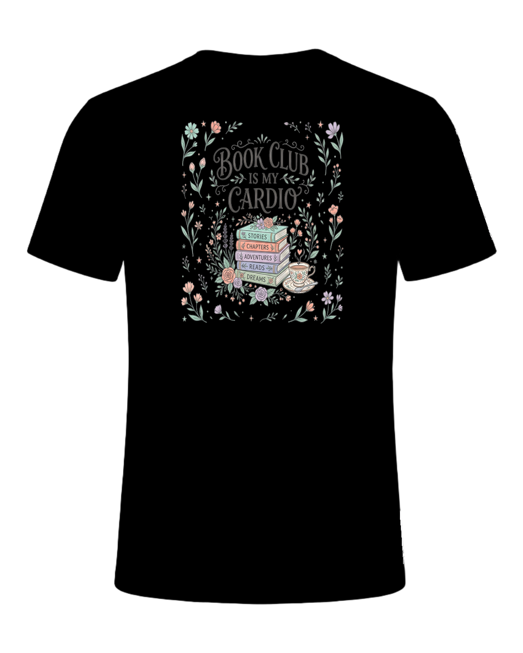 BOOK CLUB IS MY CARDIO — Black