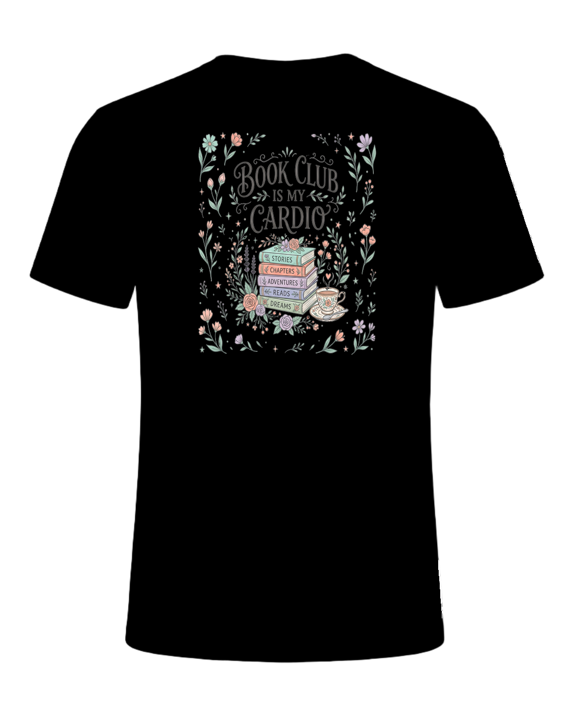 BOOK CLUB IS MY CARDIO — Black