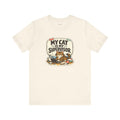 Work from Home Cat T-Shirt — My Cat Is My Supervisor — t-shirt design by Margaux