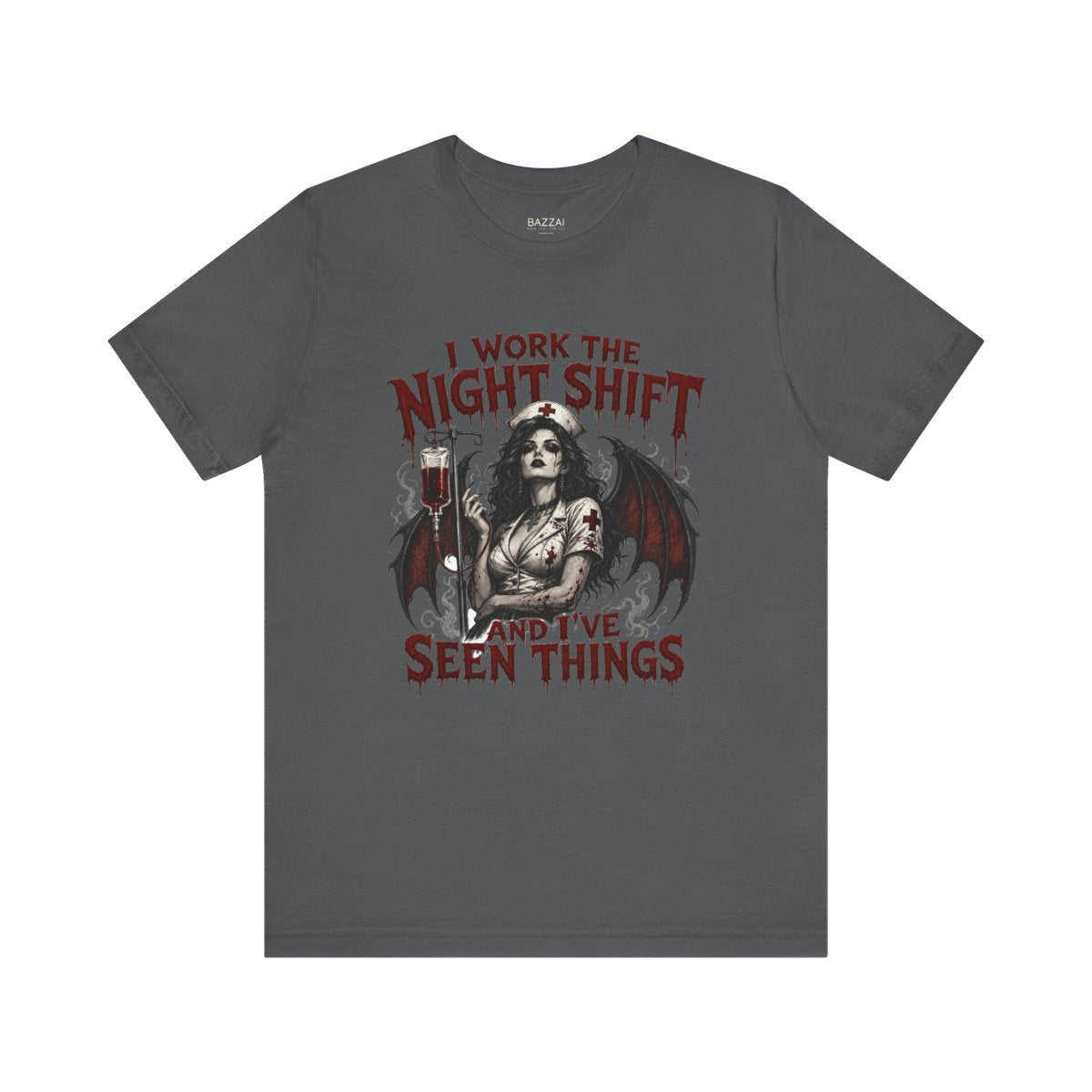 Night Shift Nurse T-Shirt — Nights Get Strange — t-shirt design
