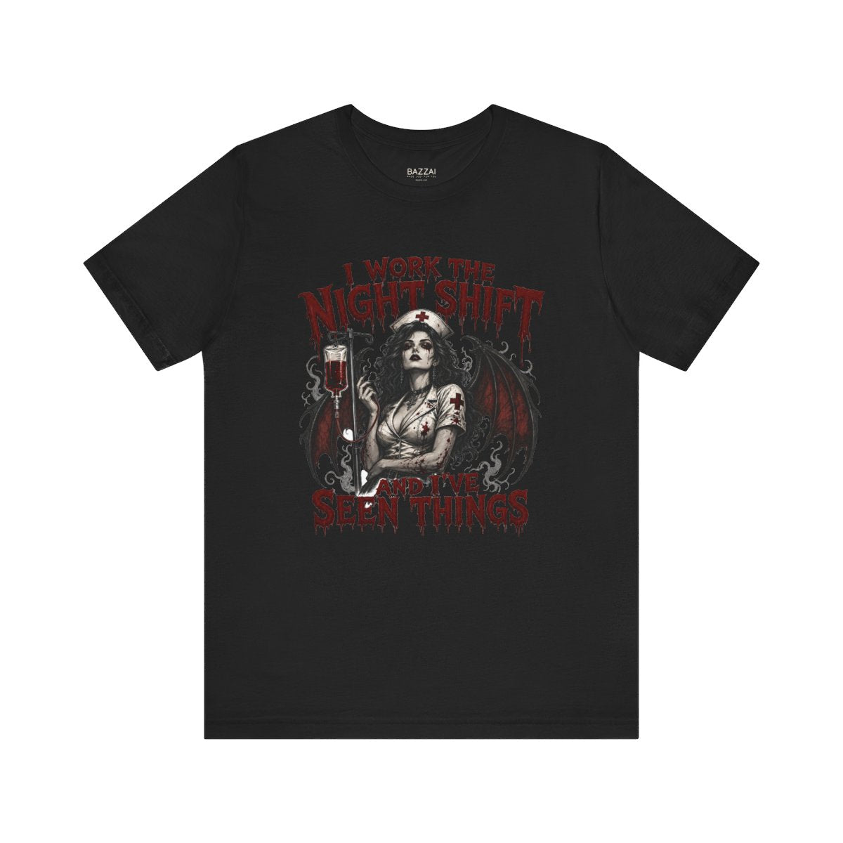 Night Shift Nurse T-Shirt — Nights Get Strange — t-shirt design