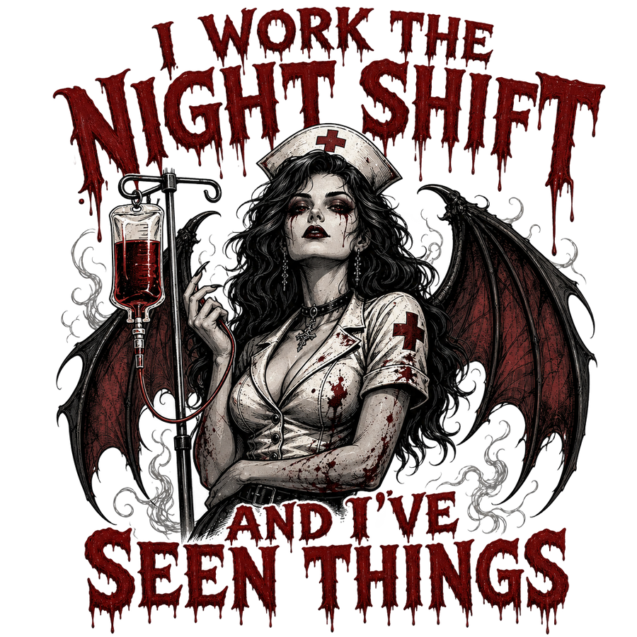 Night Shift Nurse T-Shirt — Nights Get Strange