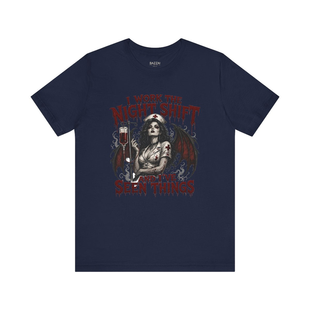 Night Shift Nurse T-Shirt — Nights Get Strange — t-shirt design