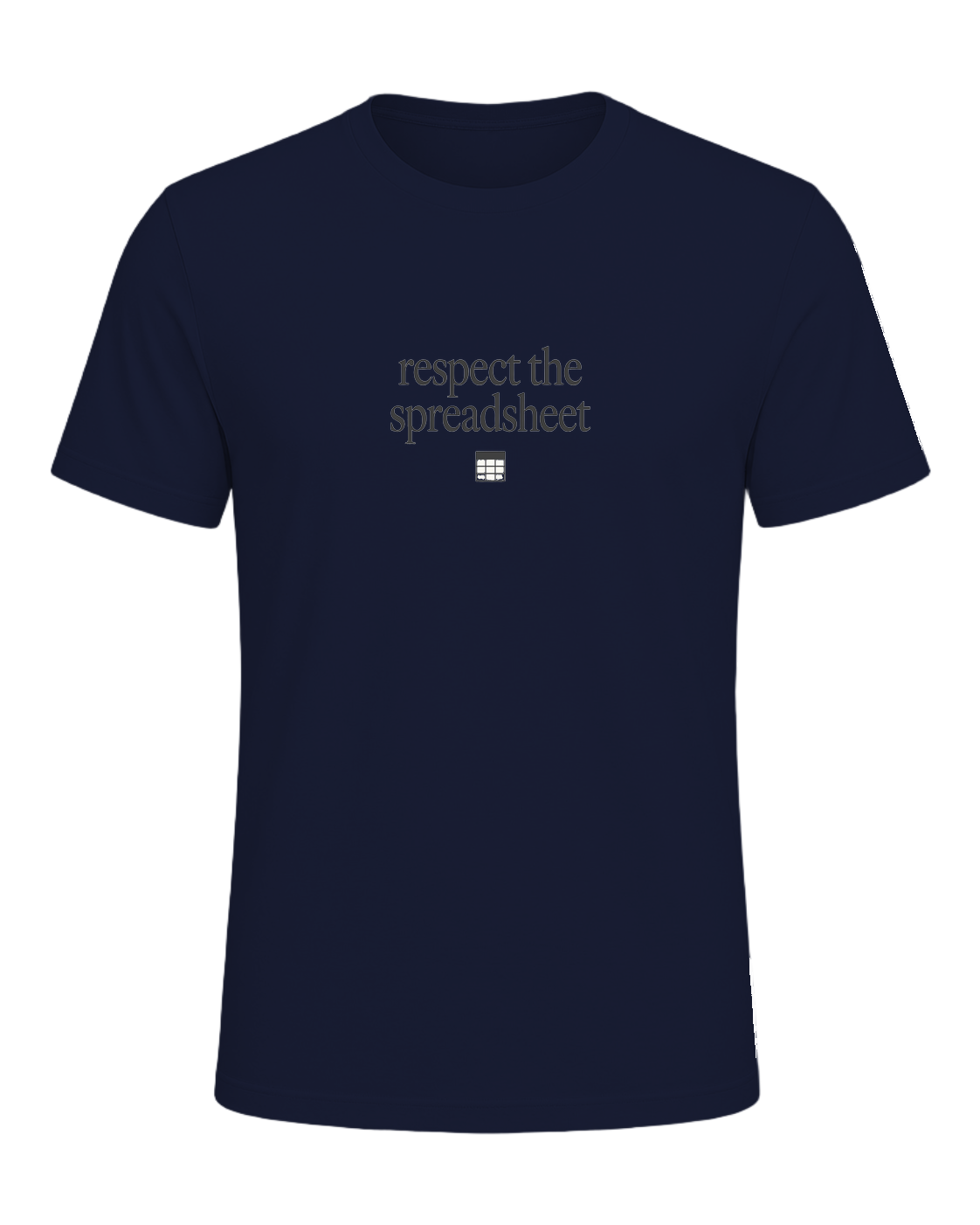 respect the spreadsheet — Navy