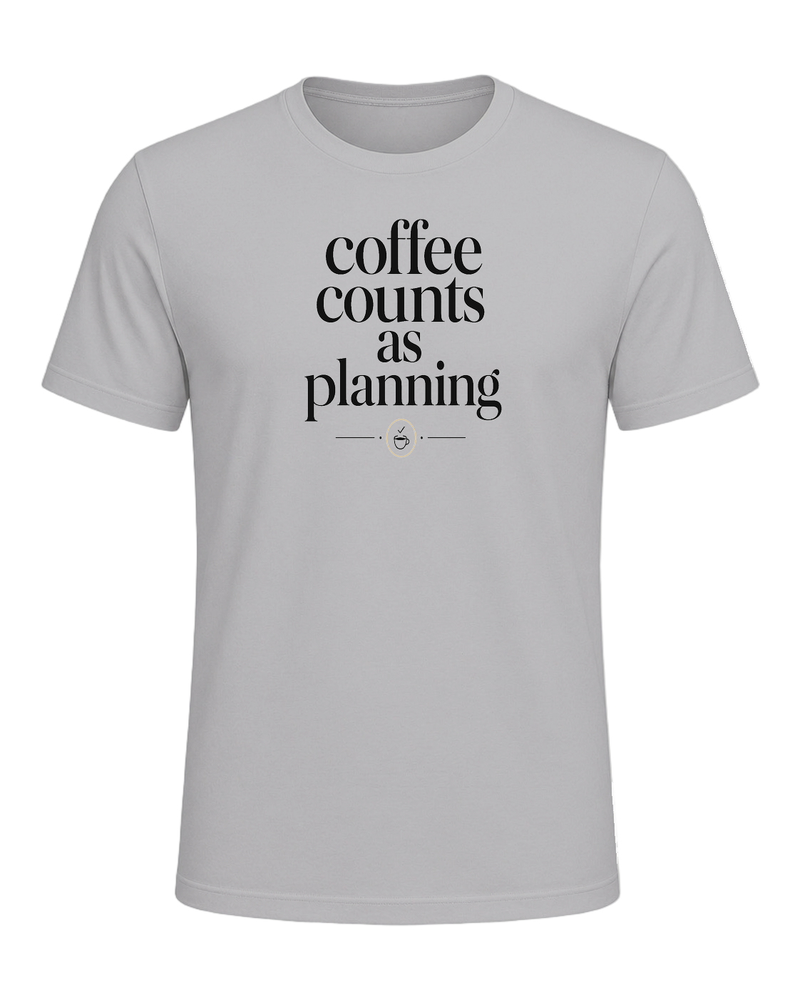 coffee counts as planning — Athletic Heather