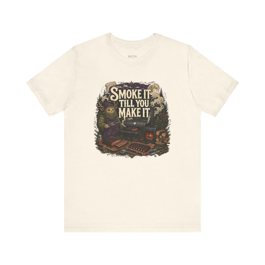 BBQ Humor T-Shirt — Smoke It Till You Make It