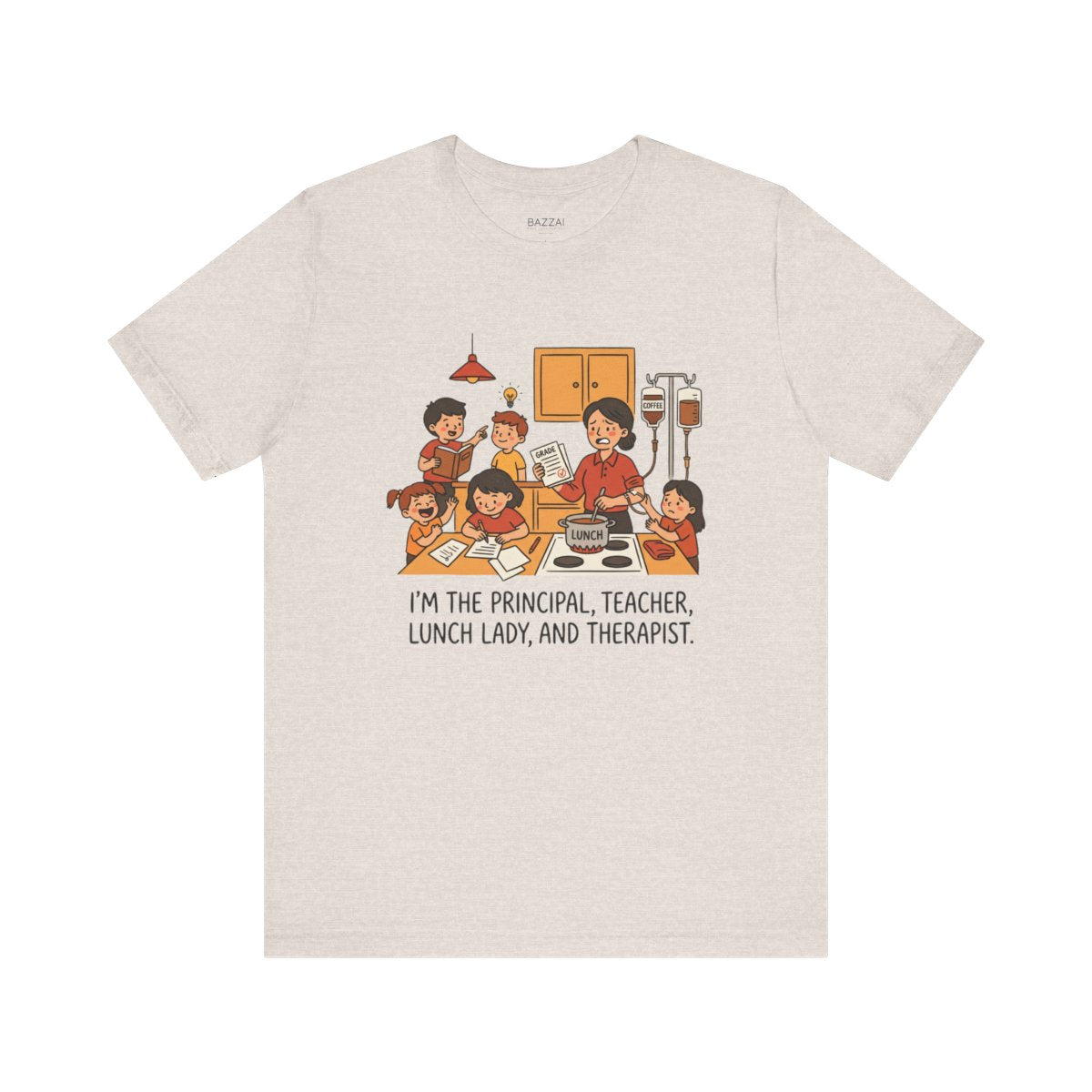 Homeschool Mom T-Shirt — Teacher, Parent, Referee — t-shirt design