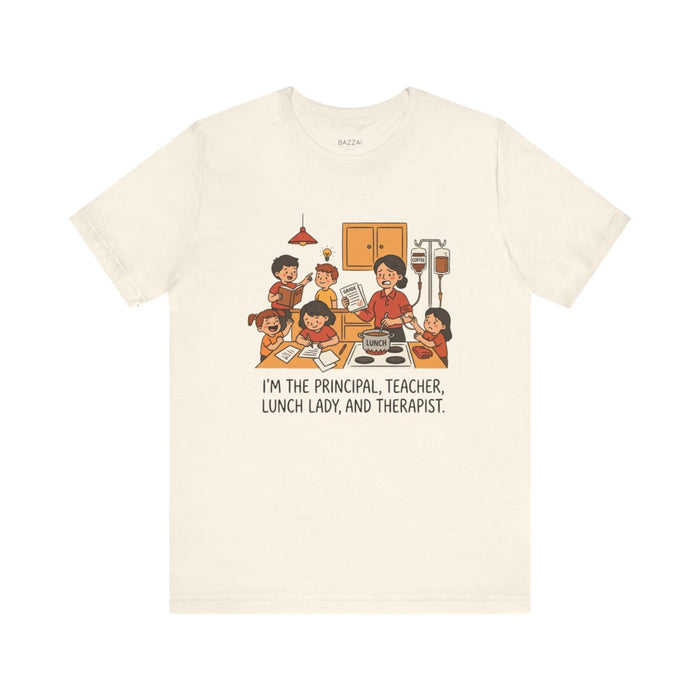 Homeschool Mom T-Shirt — Teacher, Parent, Referee