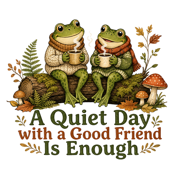 A Quiet Day with a Good Friend Is Enough (Tea Time)