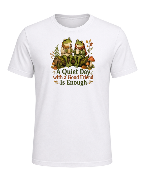 Cozy Frog Friends — White