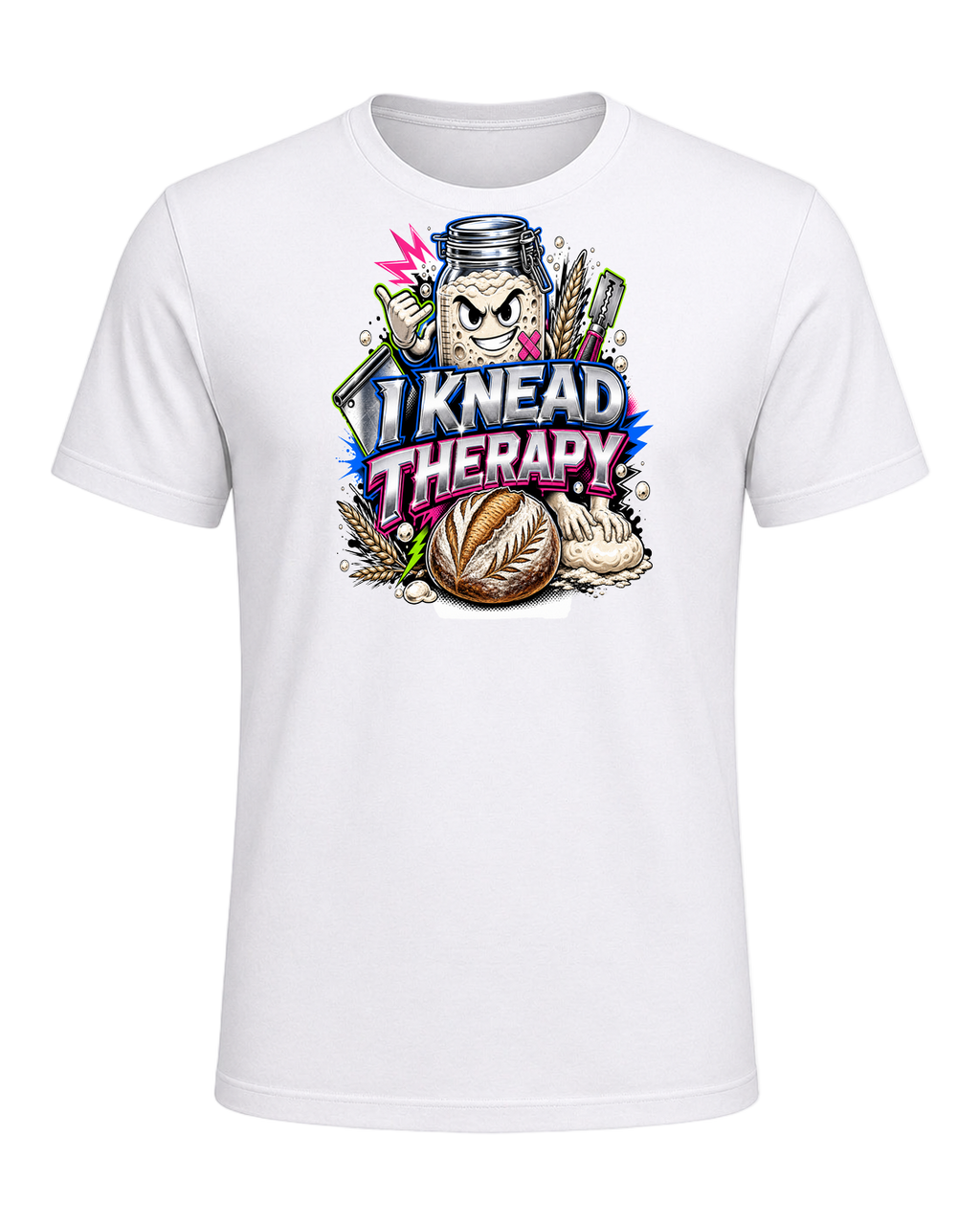 I KNEAD THERAPY — White