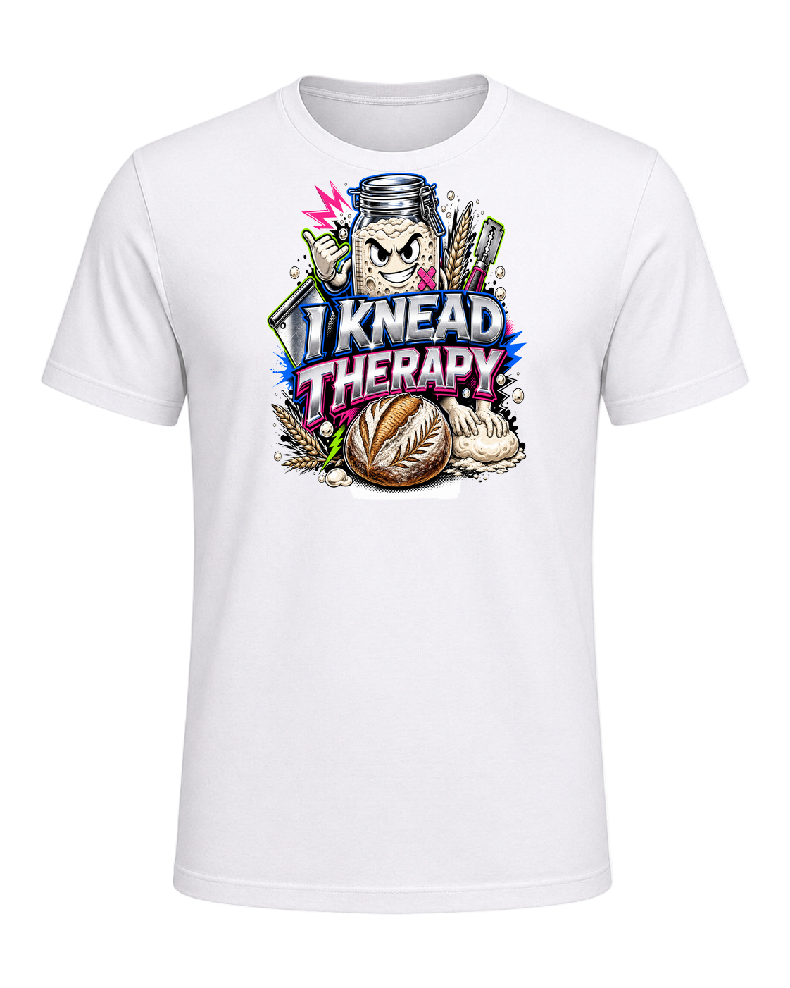 I KNEAD THERAPY — White