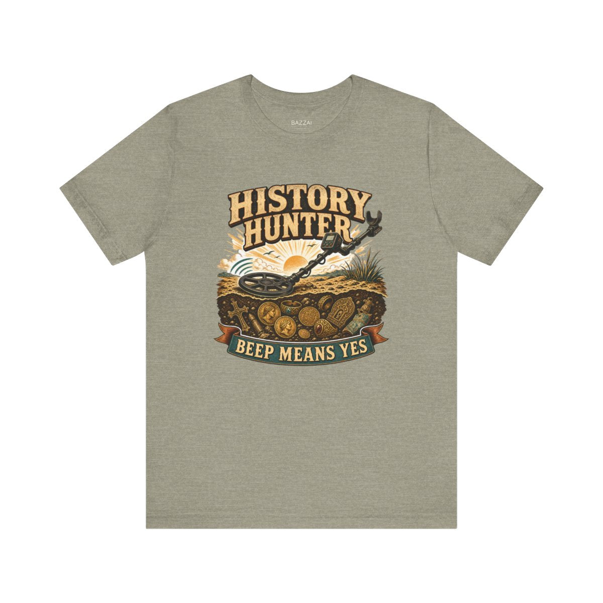 Metal Detecting T-Shirt — Mostly Bottle Caps — hunter t-shirt design