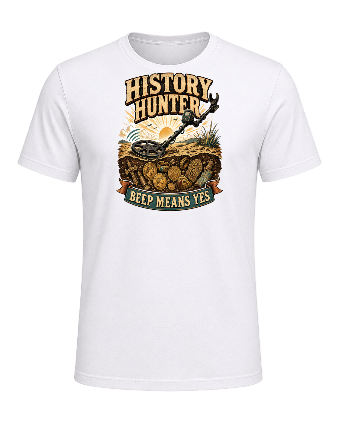 Metal Detecting — White