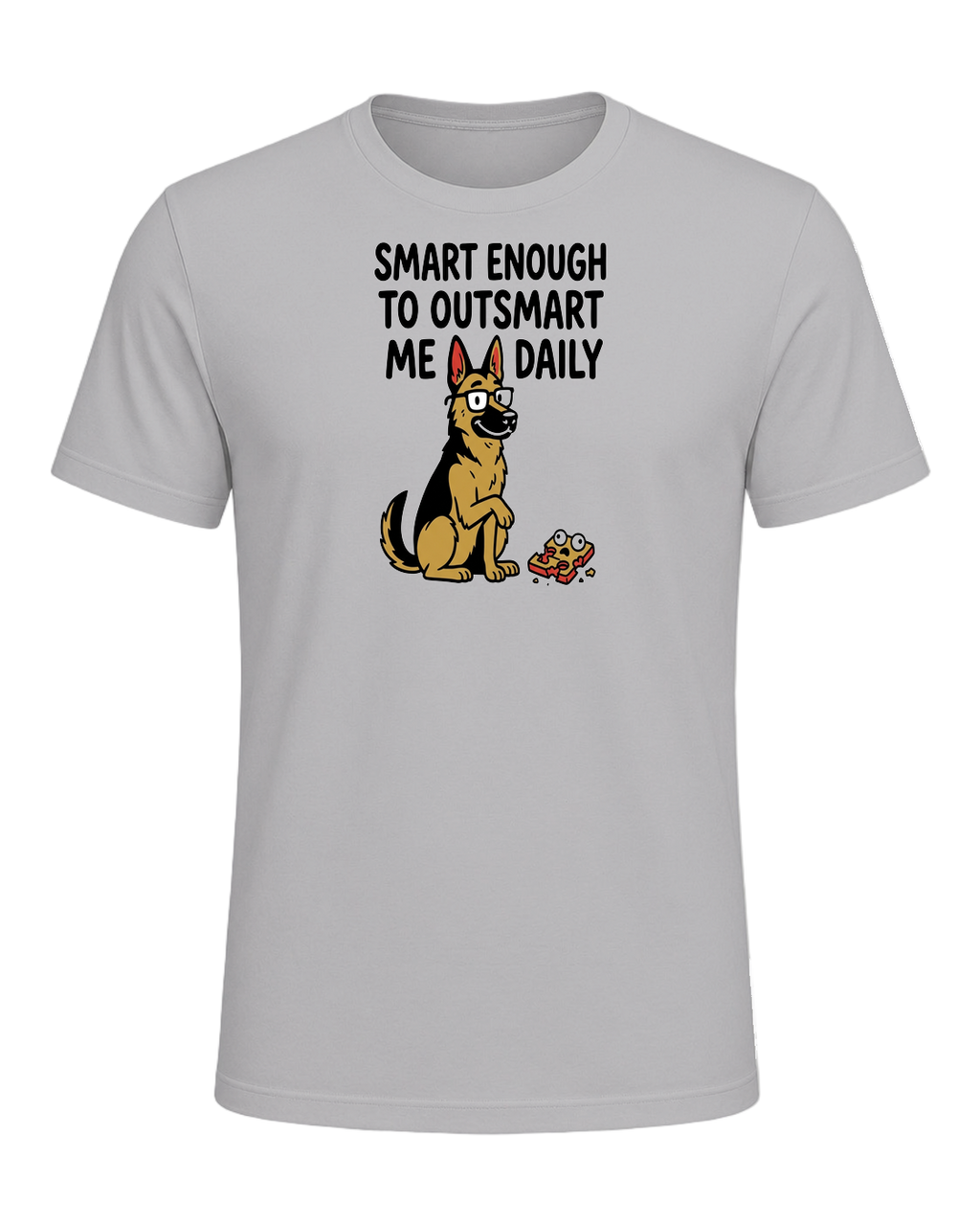 Smart Enough to Outsmart Me Daily — Athletic Heather