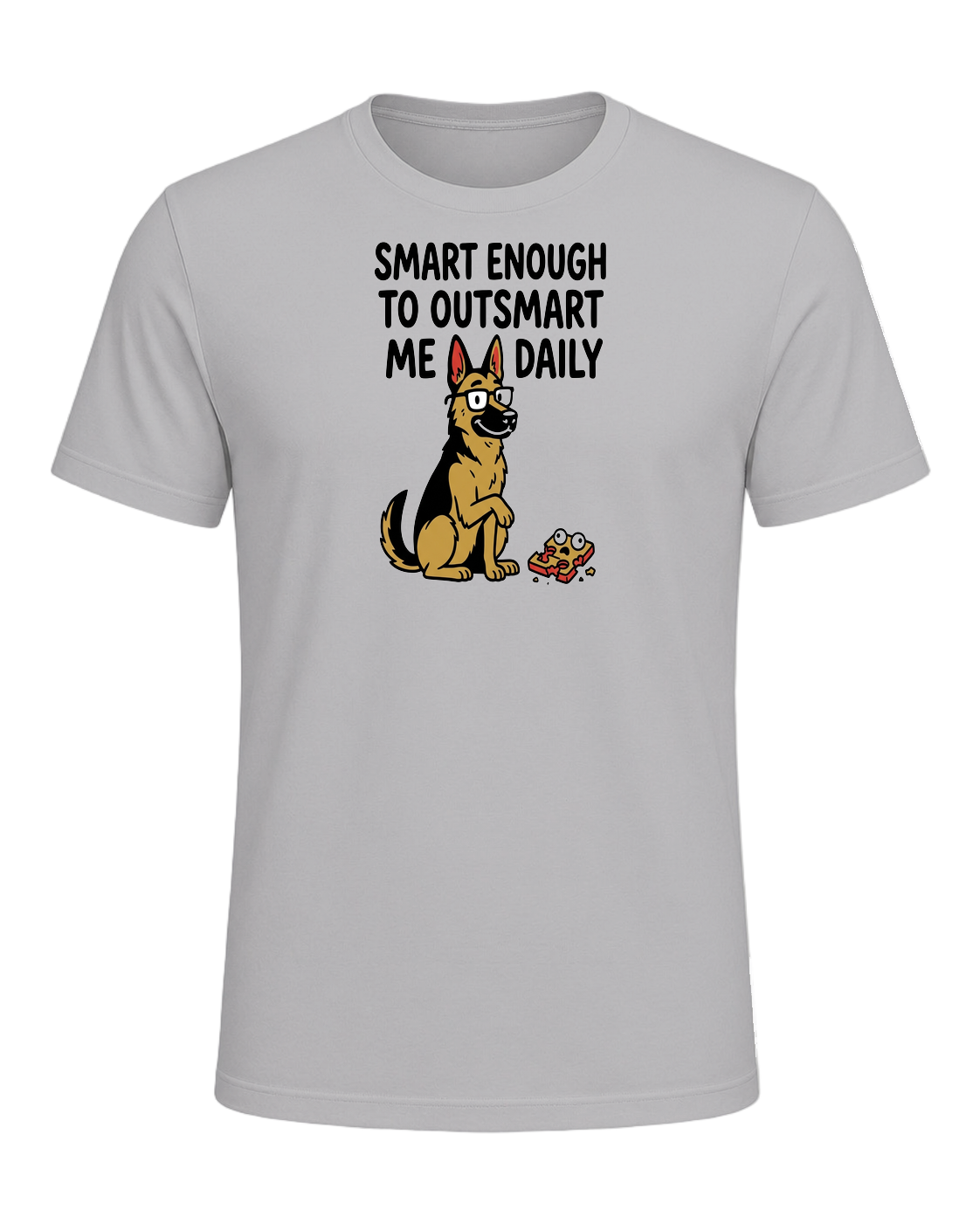 Smart Enough to Outsmart Me Daily — Athletic Heather