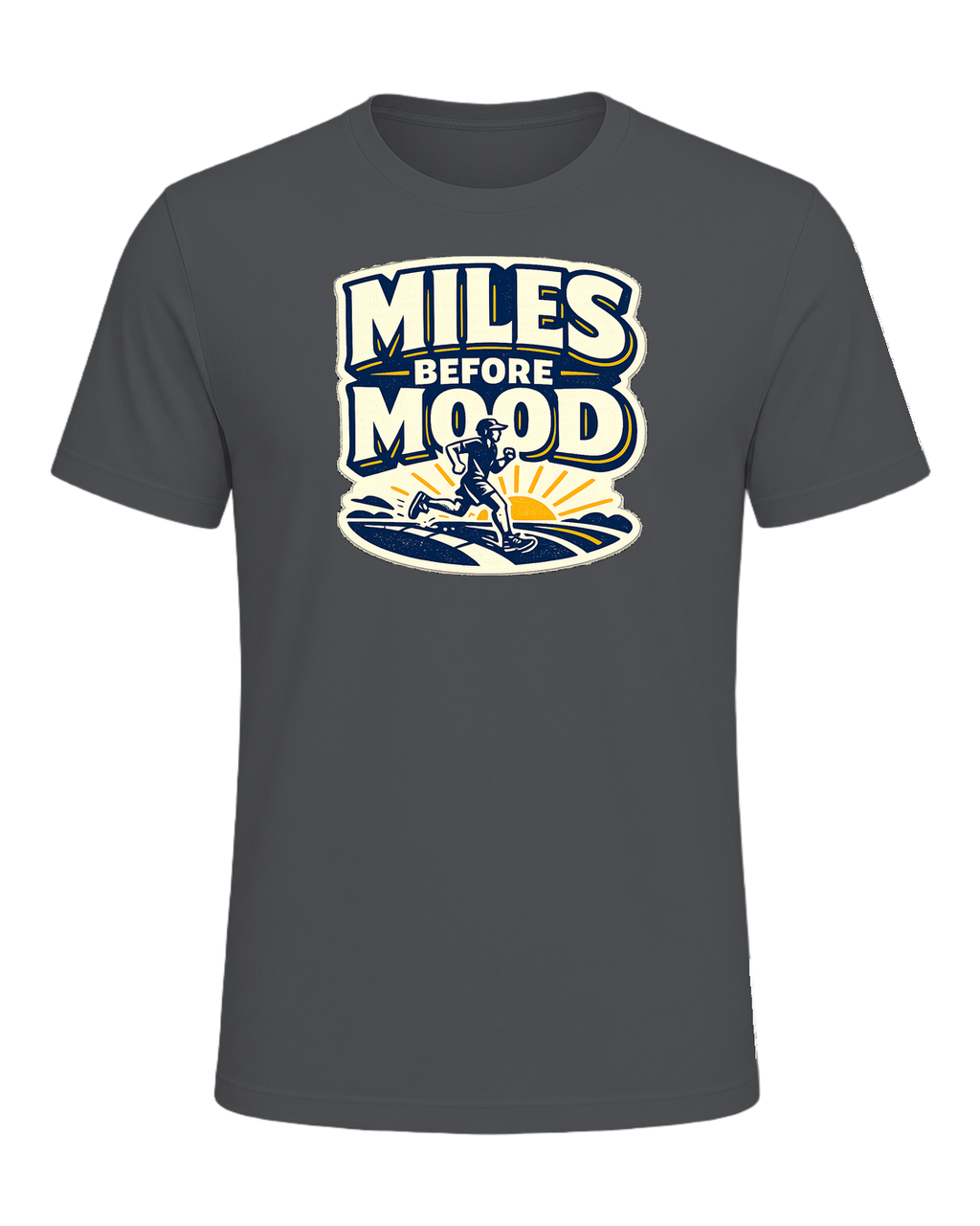 Miles Before Mood Tee — Asphalt