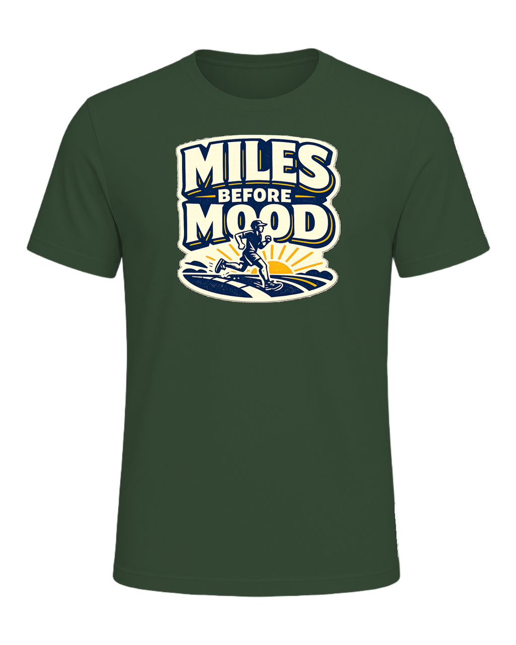 Miles Before Mood Tee — Heather Forest