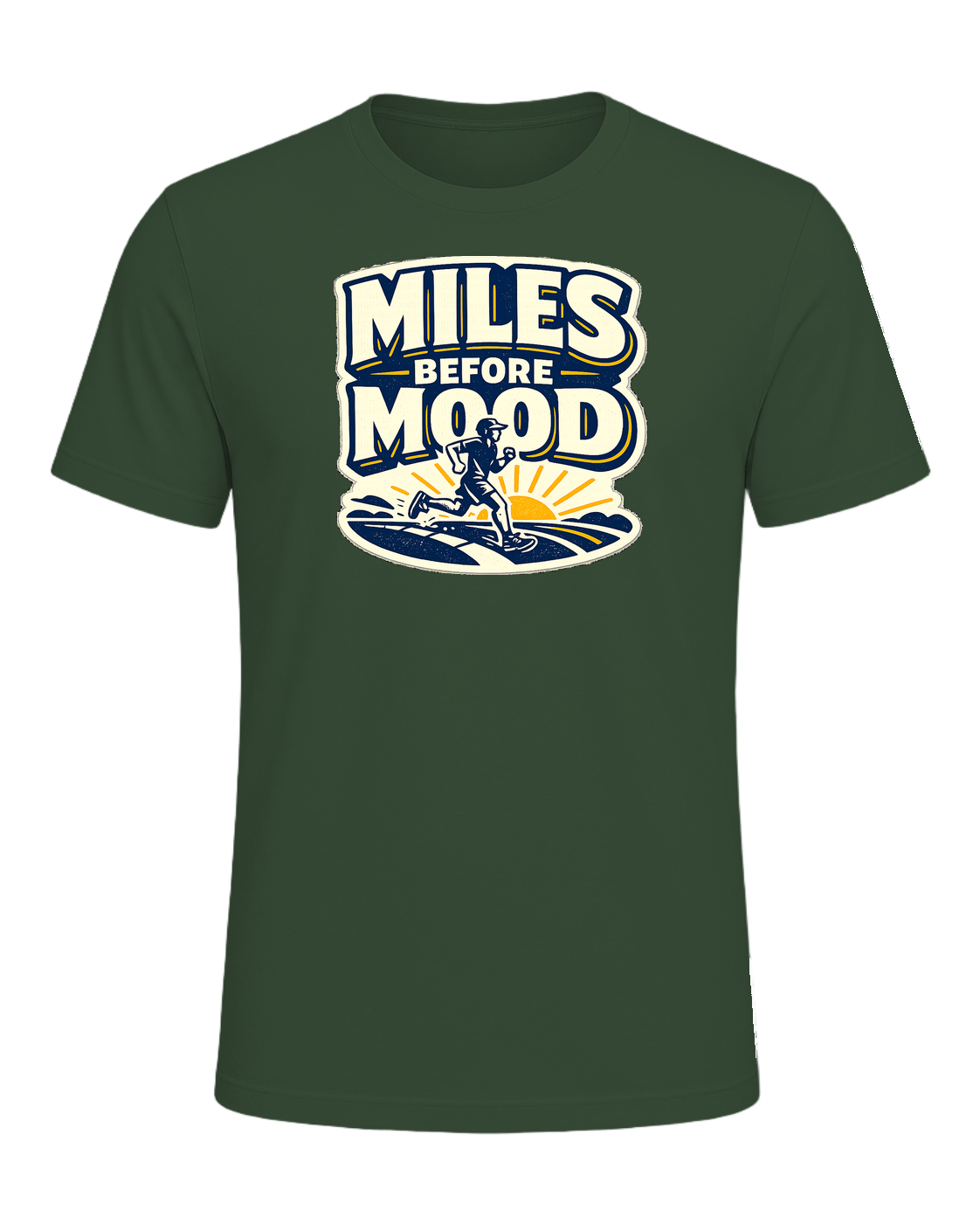 Miles Before Mood Tee — Heather Forest