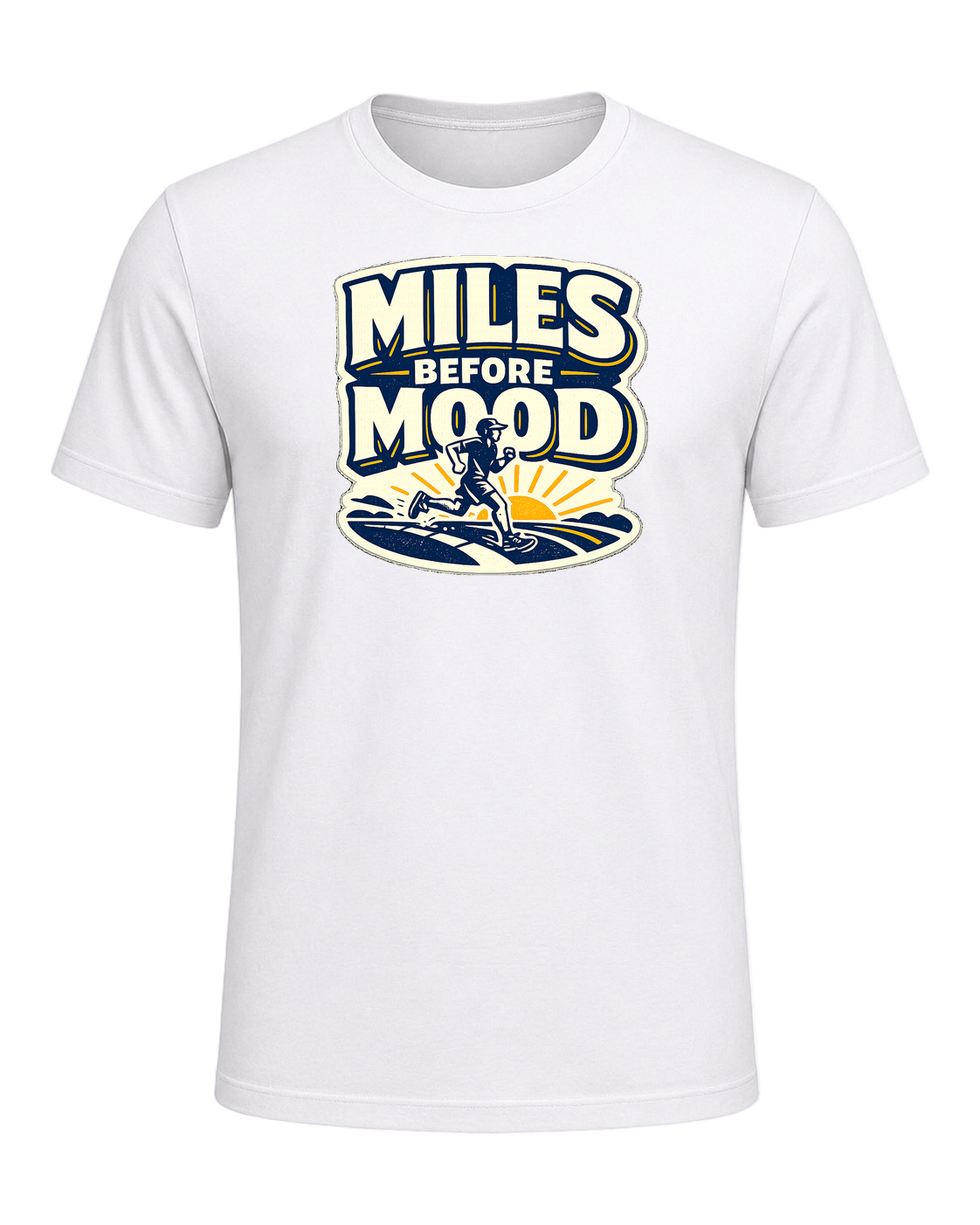 Miles Before Mood Tee — White