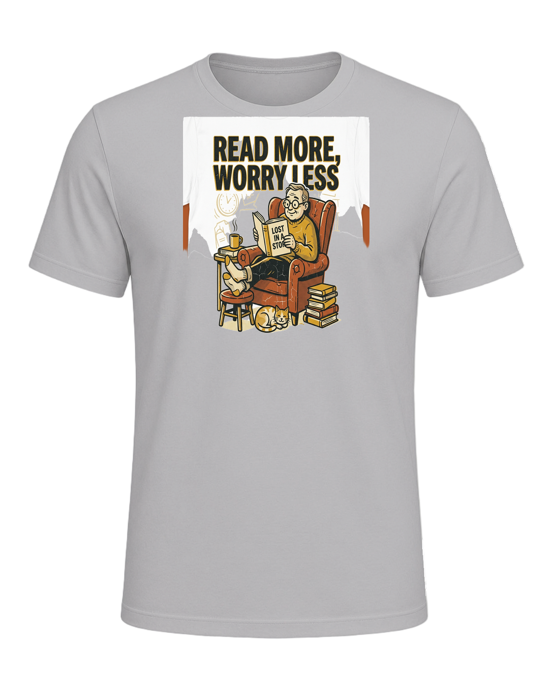 READ MORE, WORRY LESS — Athletic Heather