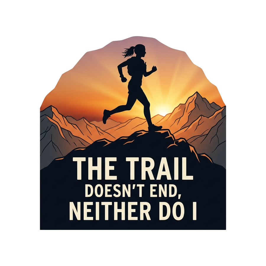Trail Runner T-Shirt — Roots, Rocks and No Pace Data
