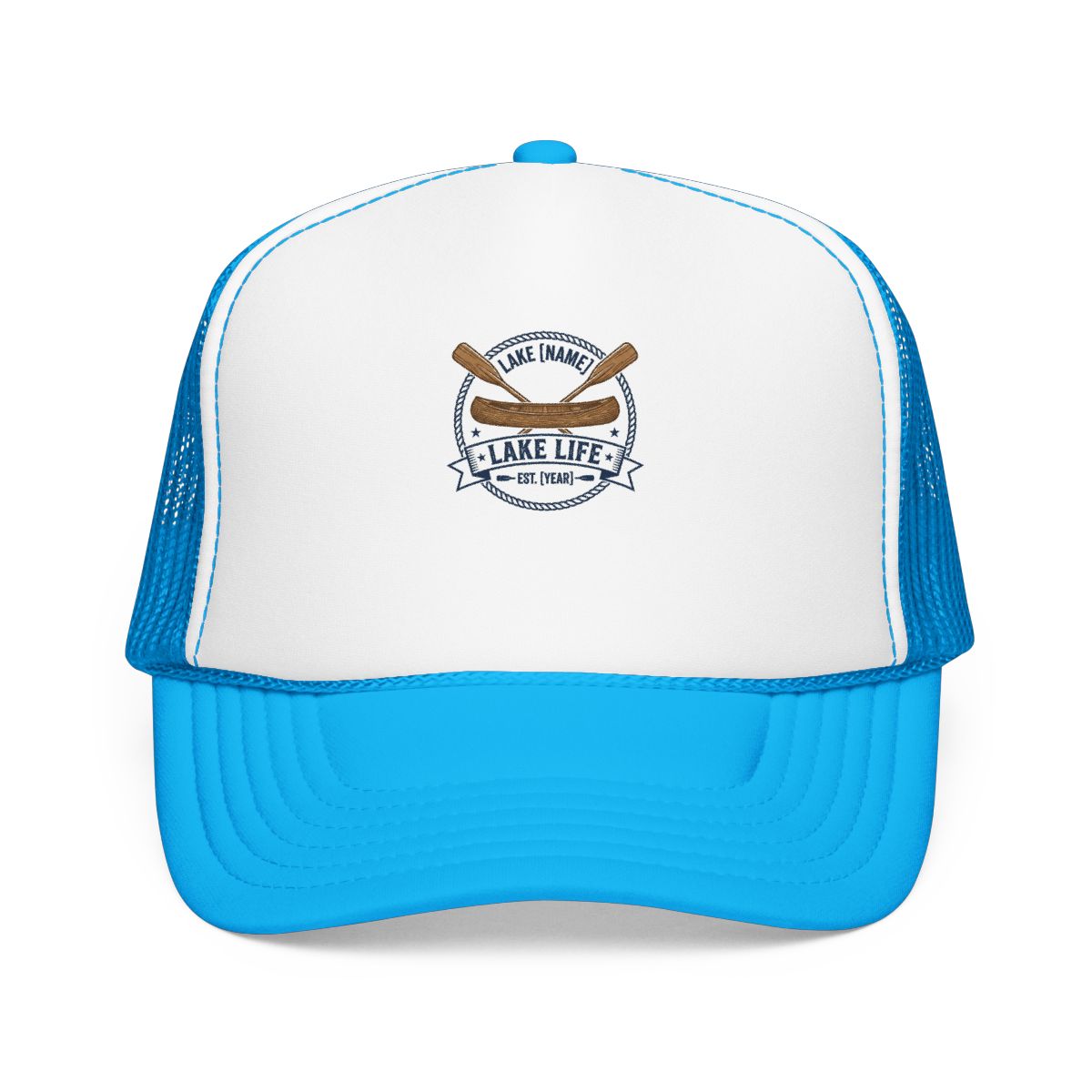 Lakeside Summer Hat — Lake Life Local — campsite hat design