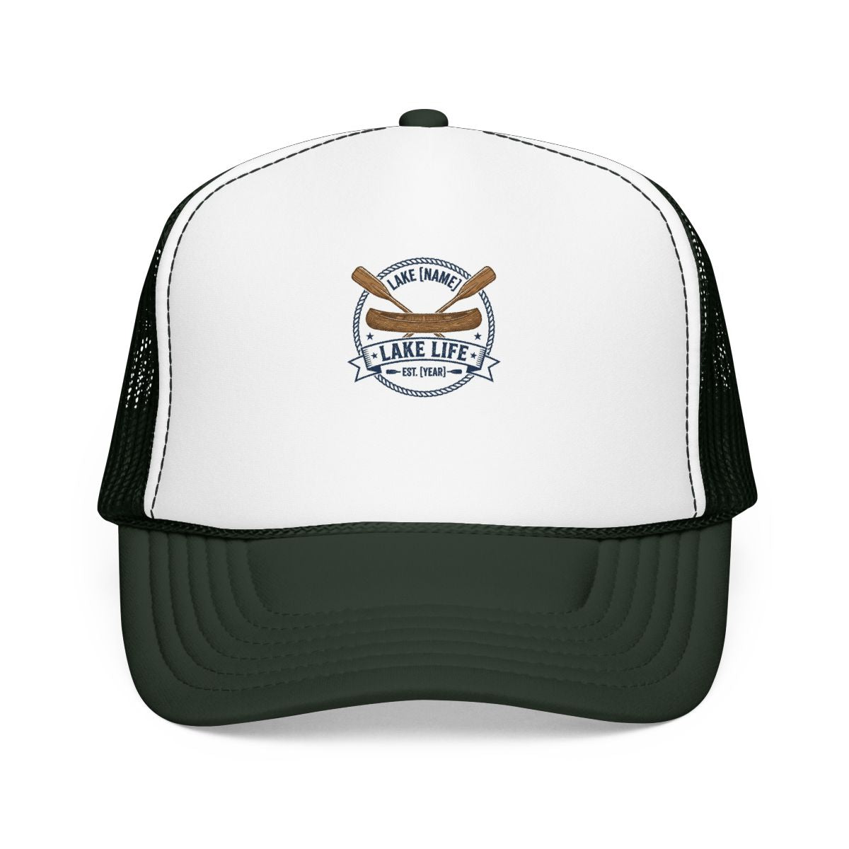 Lakeside Summer Hat — Lake Life Local — campsite hat design