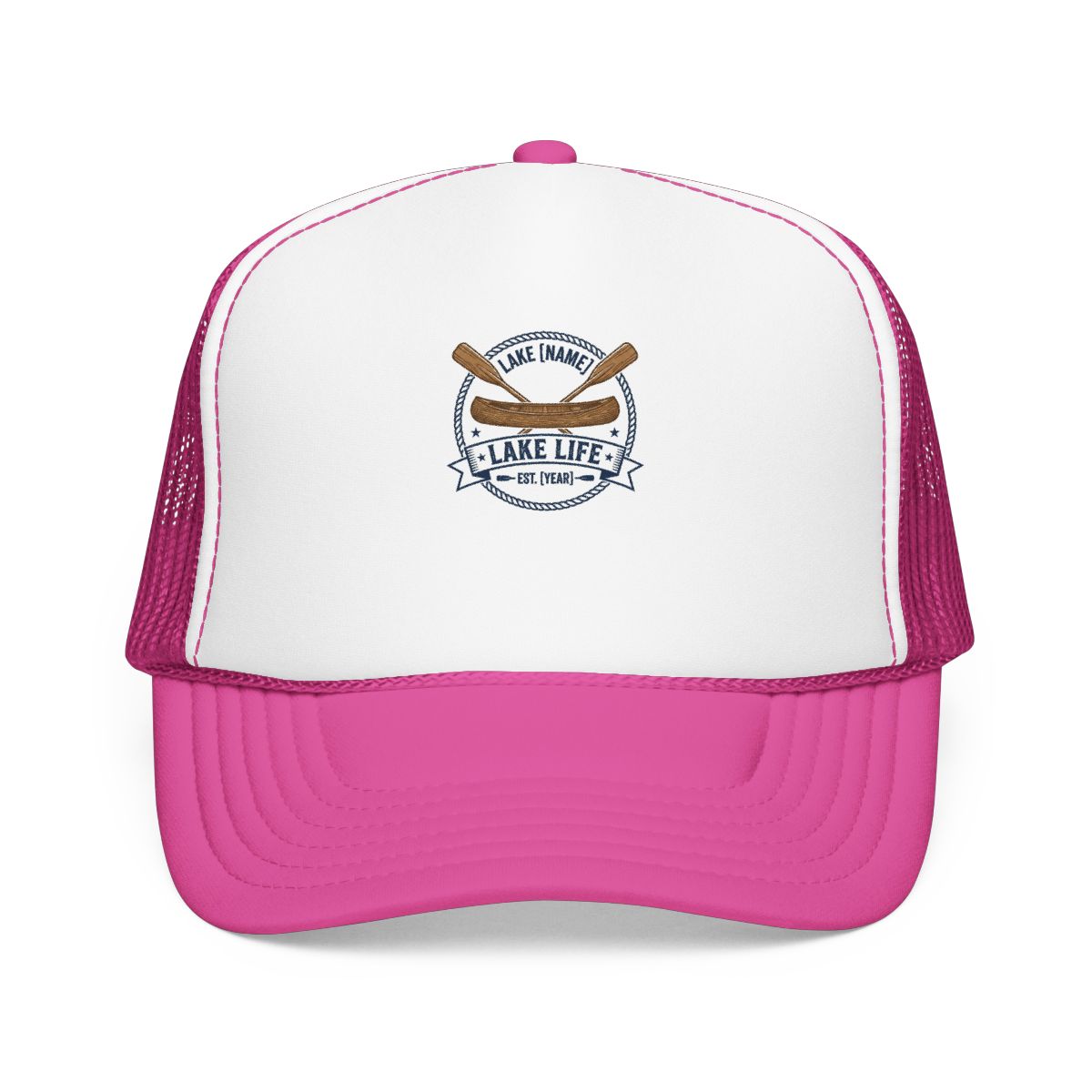 Lakeside Summer Hat — Lake Life Local — campsite hat design