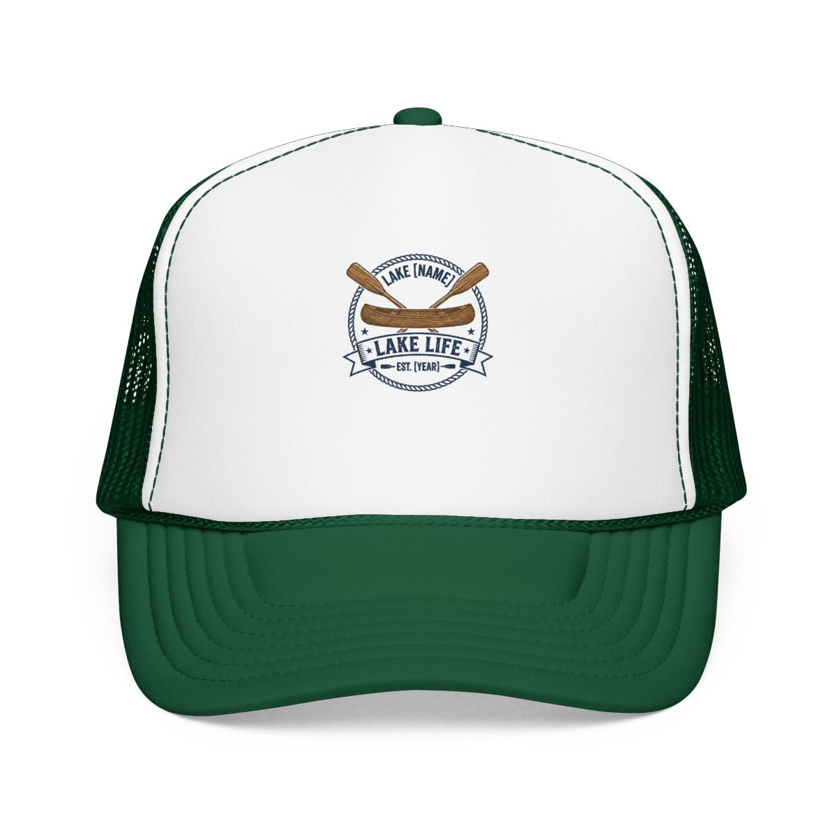 Lakeside Summer Hat — Lake Life Local — campsite hat design