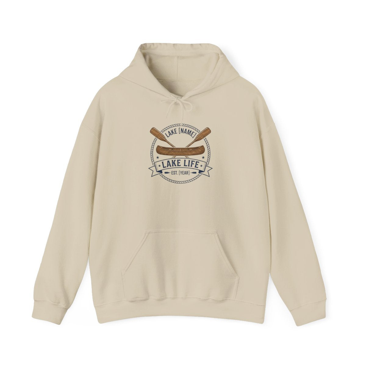 Lakeside Summer Hoodie — Lake Life Local — campsite hoodie design