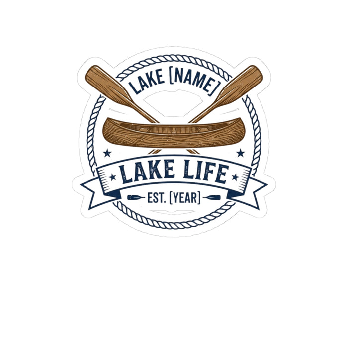Lakeside Summer Sticker — Lake Life Local