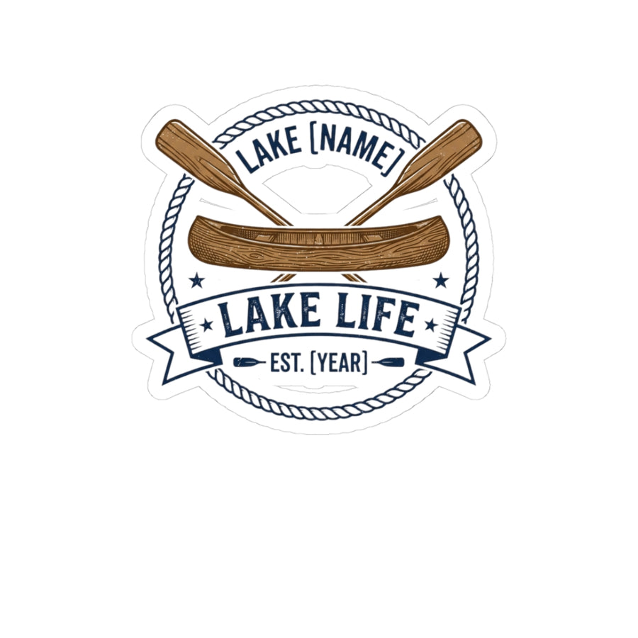 Lakeside Summer Sticker — Lake Life Local