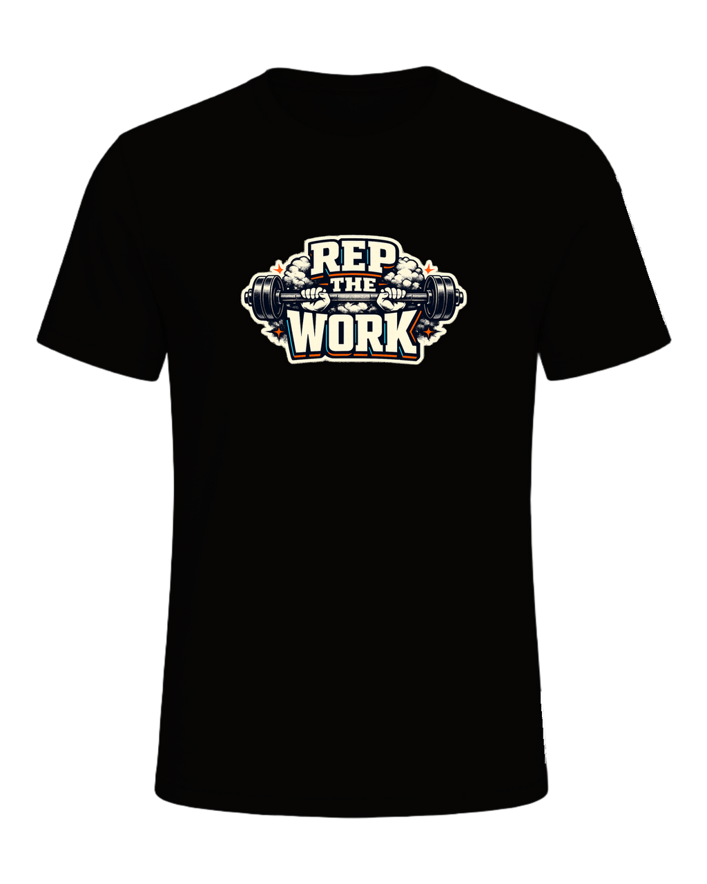 A bold barbell gym tee for lifters who believe the reps are the whole point. — Black Heather