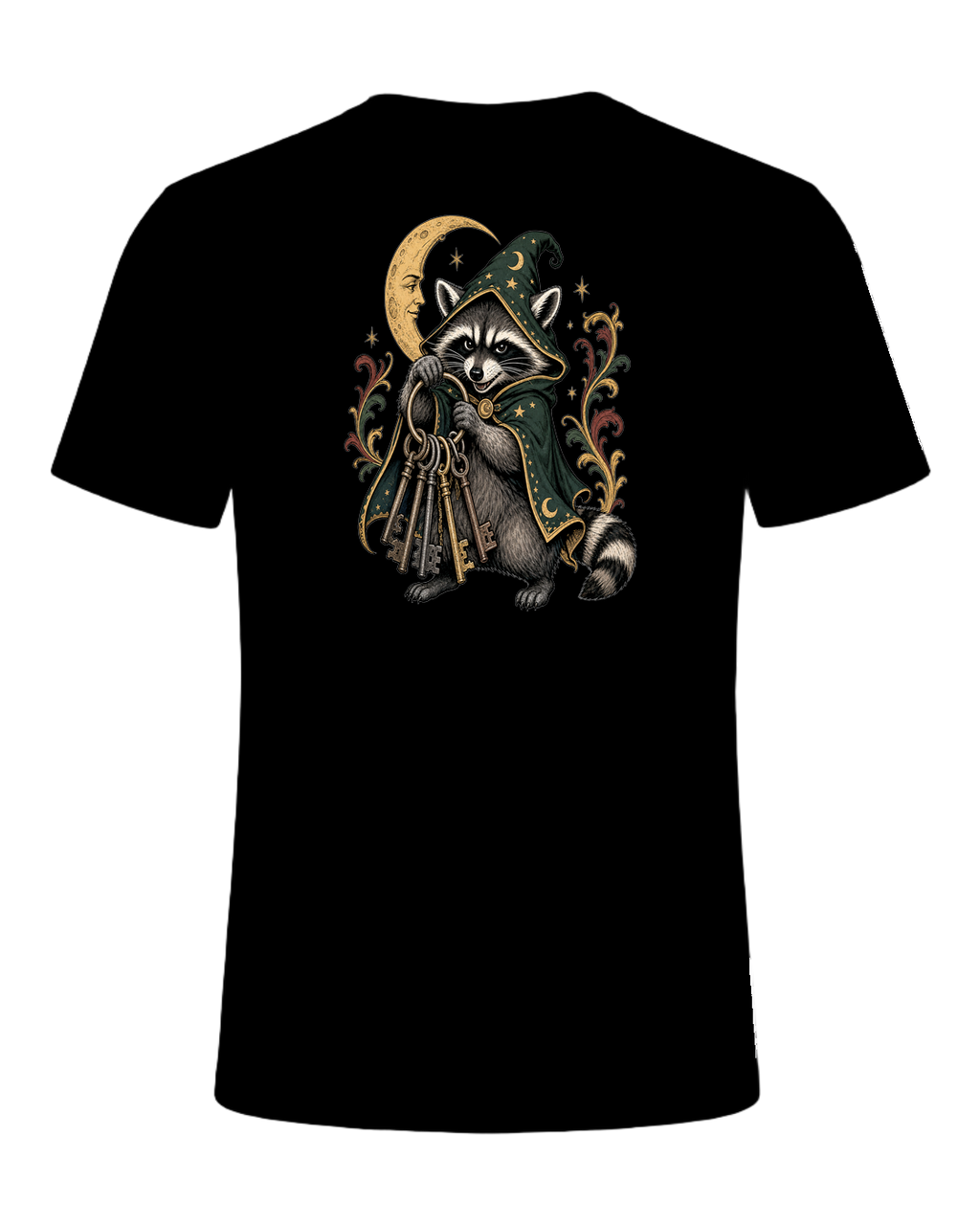 Raccoon Wizard Energy — Black