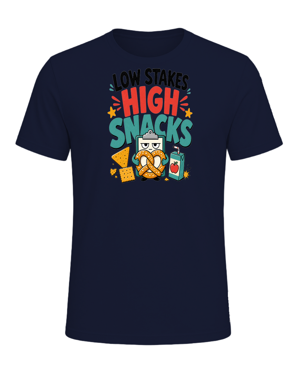 LOW STAKES HIGH SNACKS — Navy