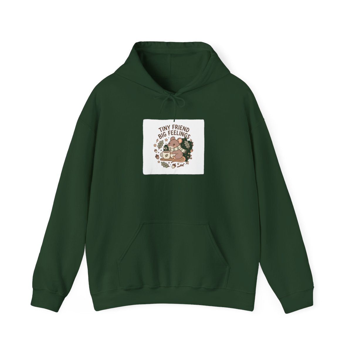 Kawaii Gift Hoodie — Tiny Friend Big Feelings — hoodie design
