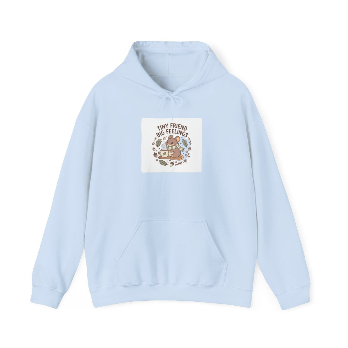 Kawaii Gift Hoodie — Tiny Friend Big Feelings — hoodie design