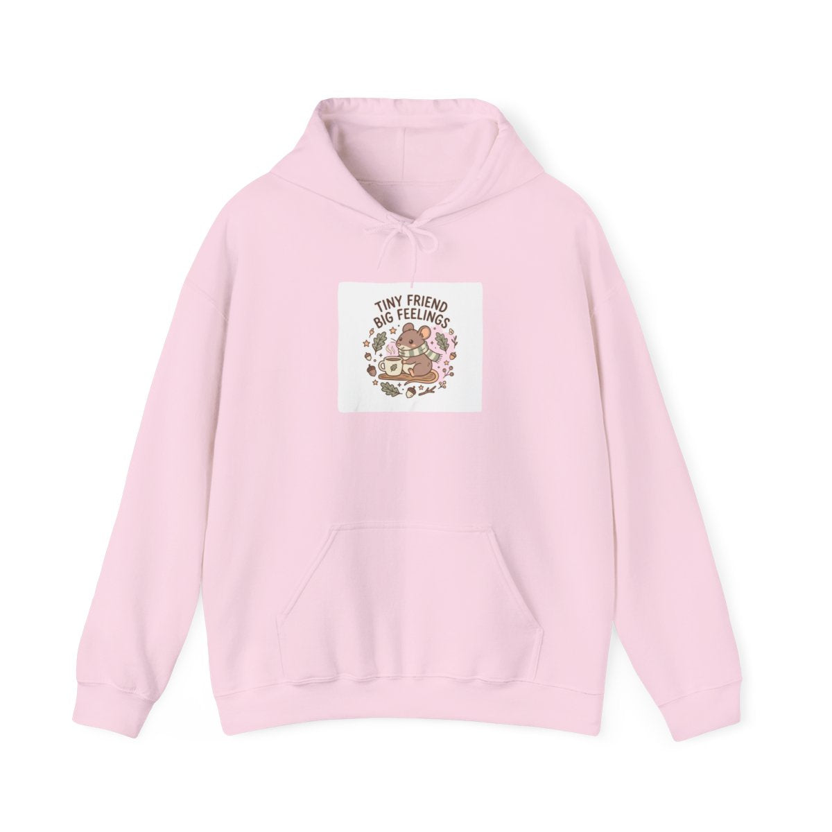Kawaii Gift Hoodie — Tiny Friend Big Feelings — hoodie design