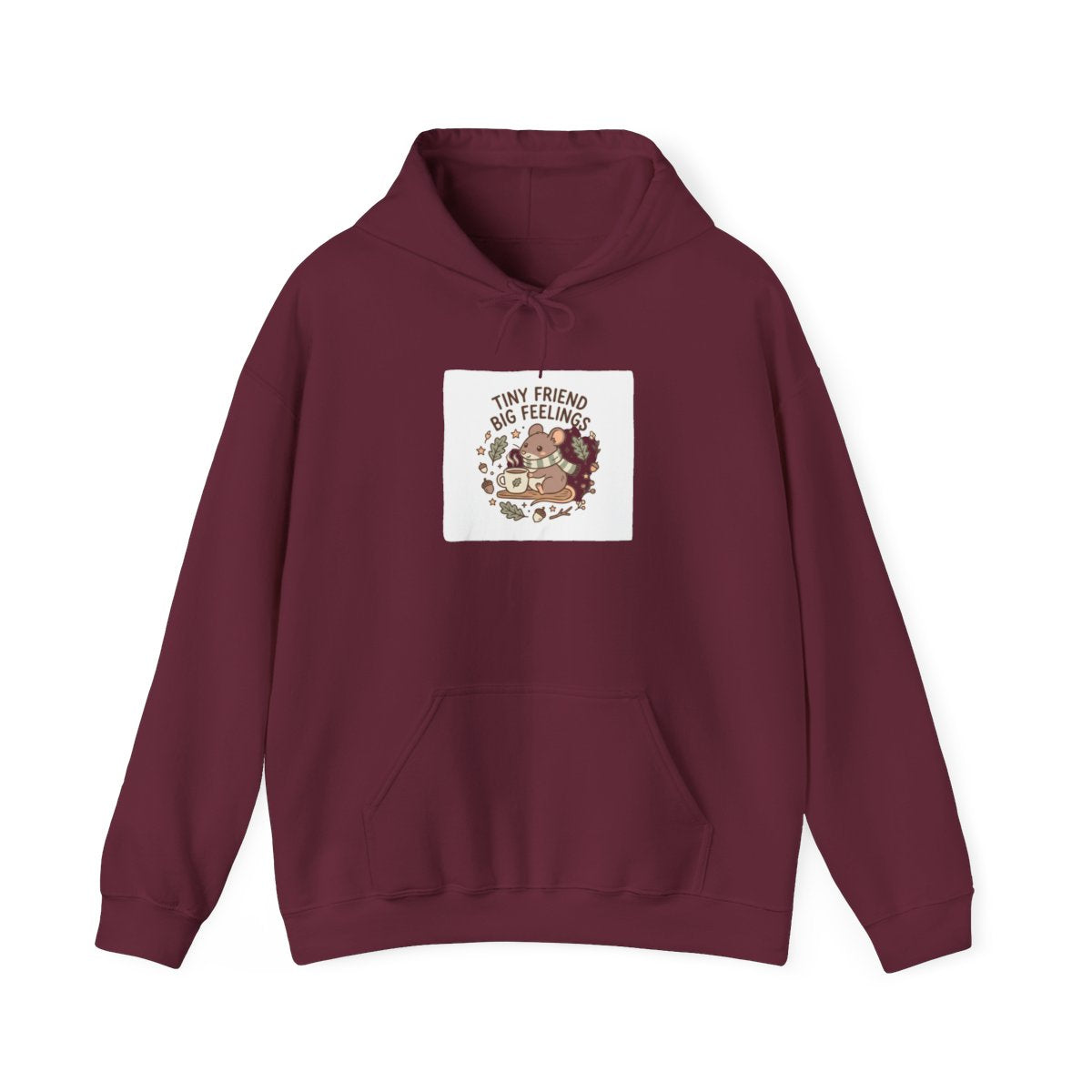 Kawaii Gift Hoodie — Tiny Friend Big Feelings — hoodie design